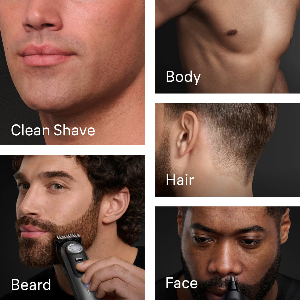 All in One Series 9 PRO Electric Beard Trimmer Hair Clipper Shaver Razor Face Hair Body AIO 9570 Cordless
