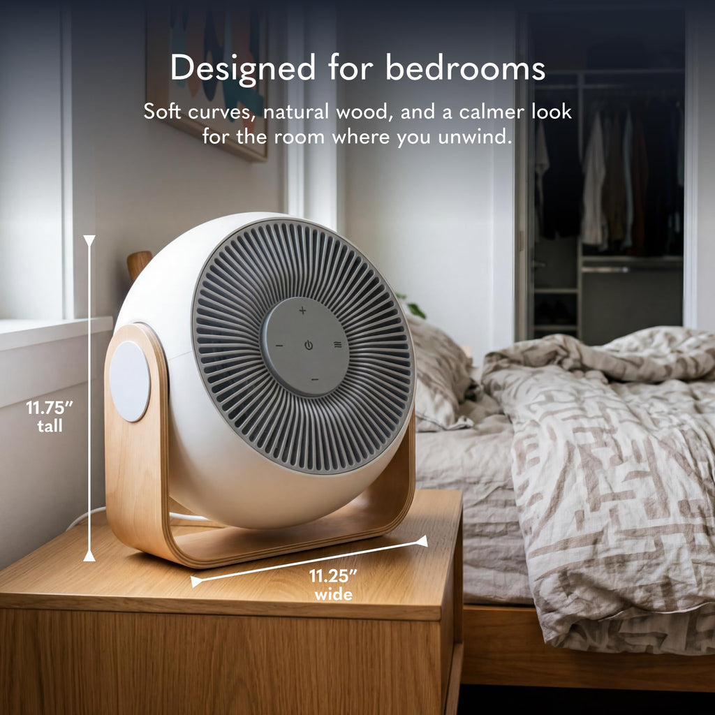 Smart Cooling Fan with White Noise for Bedroom Sleep