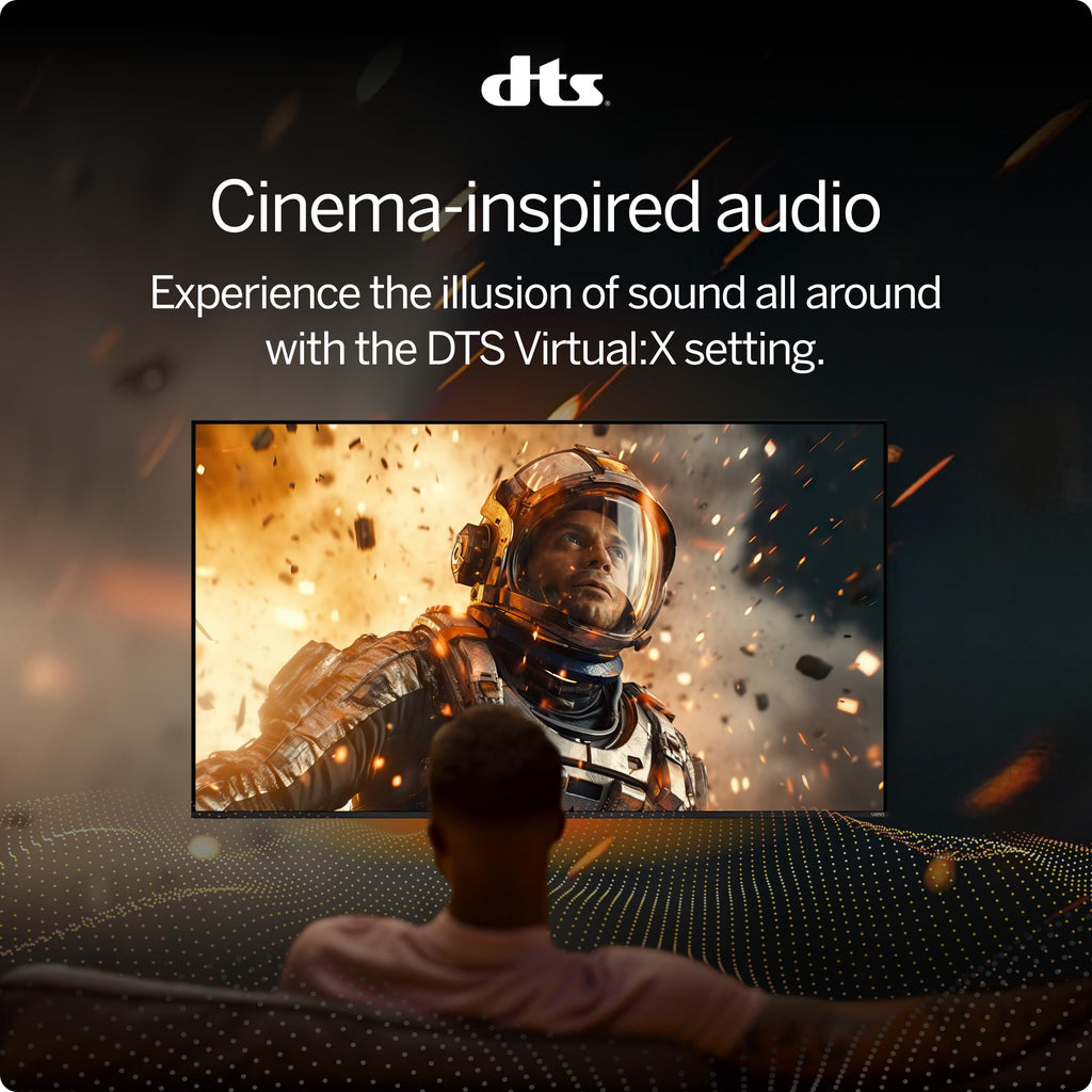40 inch Full HD 1080p Smart TV DTS Virtual X Alexa Compatible Bluetooth Headphones VFD40M-08 New