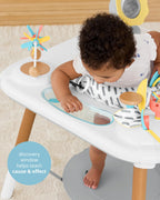 Discoverosity Montessori Inspired 3 Stage Activity Center Play Table Baby 4m+ with Mirror Rattles Teethers
