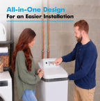 350 Whole House Water Softener System 32000 Grain High Capacity for Homes with 1 to 4 People