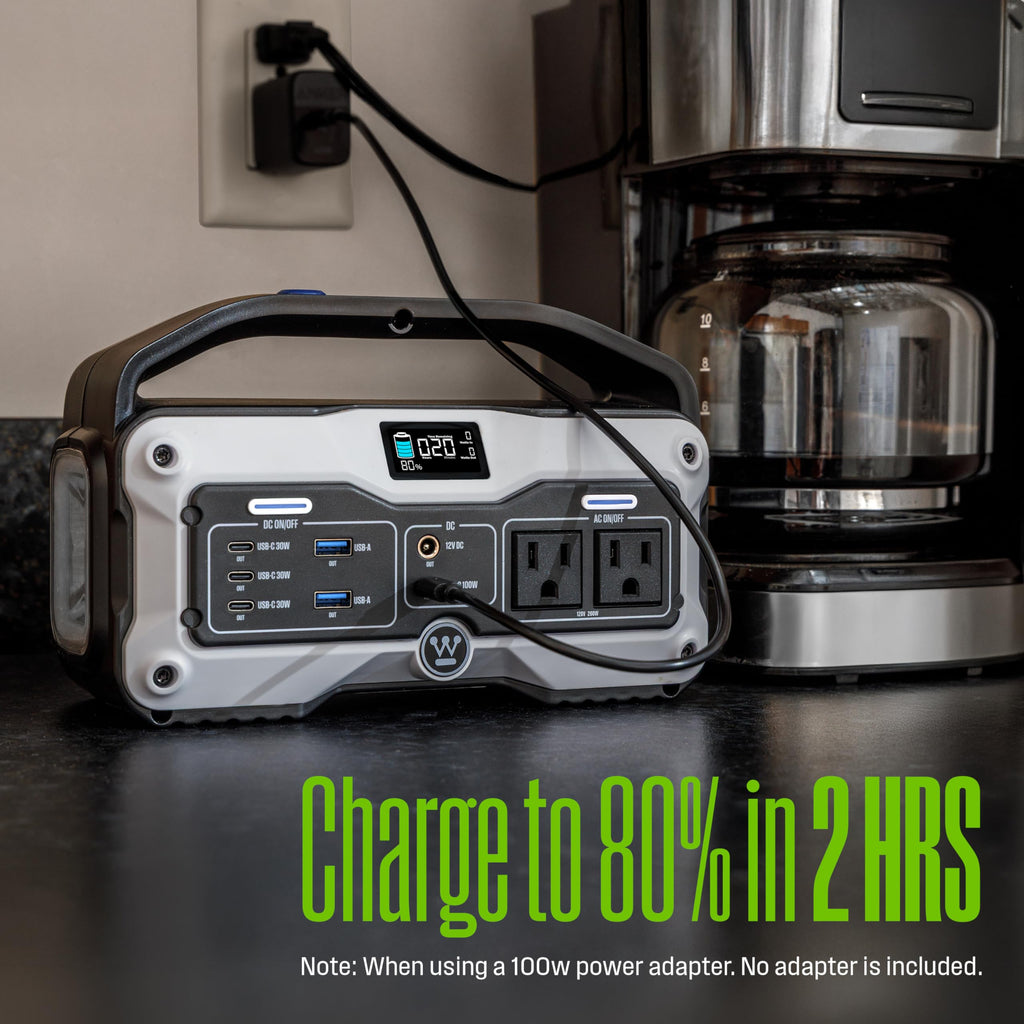 iGen400s 400W 183Wh portable power station solar generator LED display DC outlet camping travel no solar panel