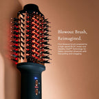 IR2 Infrared Blowout Brush Hair Styling Tool with Infrared Heat for Faster Drying and Smooth Finish