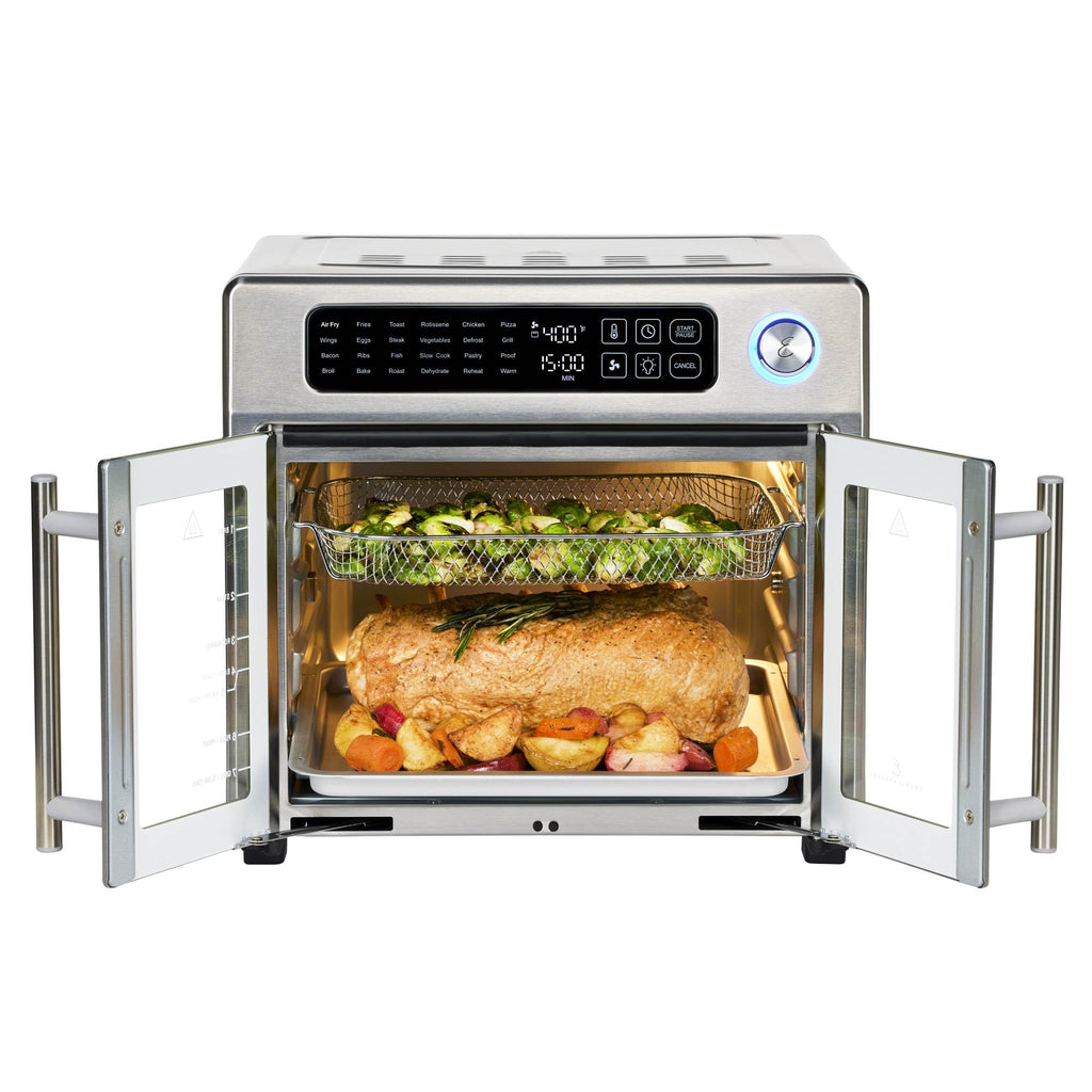 French Door Air Fryer Toaster Oven, 26 Qt Countertop Multi-Function