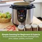 NPC 9 smart electric pressure canner cooker 9.5 quart stainless steel digital controls for food preservation