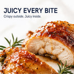 Infrared 26.3 QT Air Fryer Toaster Oven 10 in 1 Combo Convection 6 Slice Toast Enamel Pan Easy Clean Renewed