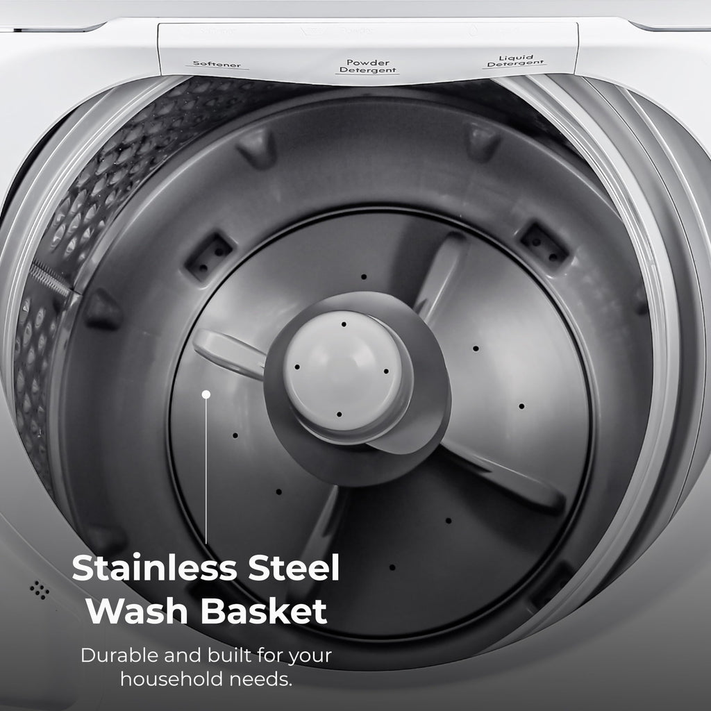 Top Load Washing Machine, 4.1 Cu Ft, Triple Action Agitator