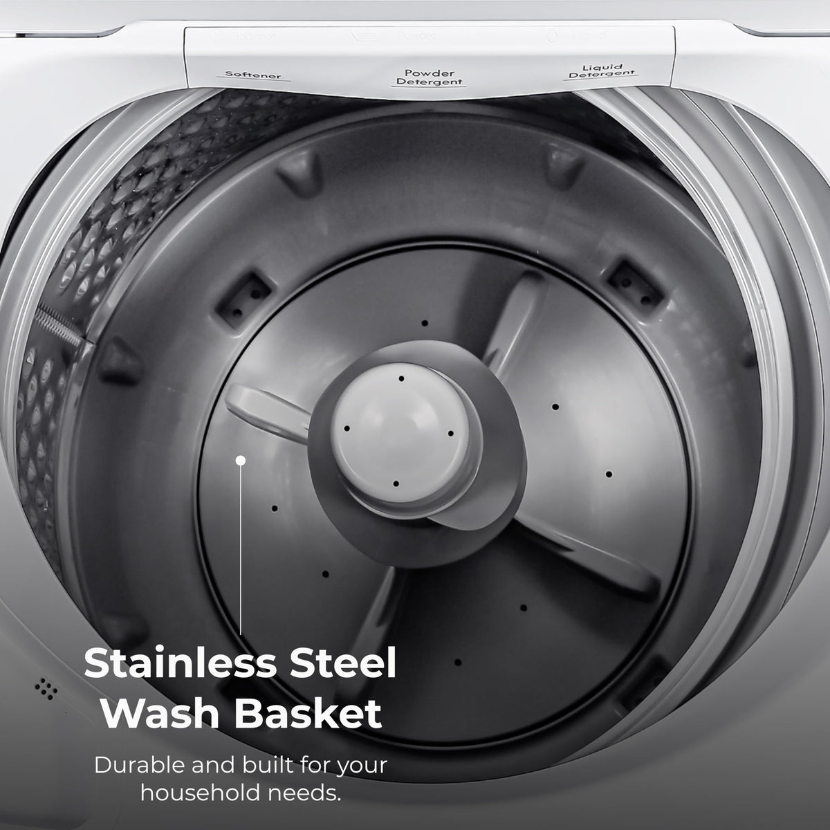 Top Load Washing Machine, 4.1 Cu Ft, Triple Action Agitator