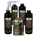 Raptor Black Urethane Spray On Truck Bed Liner Kit 4 Quarts UV Resistant Protective Coating