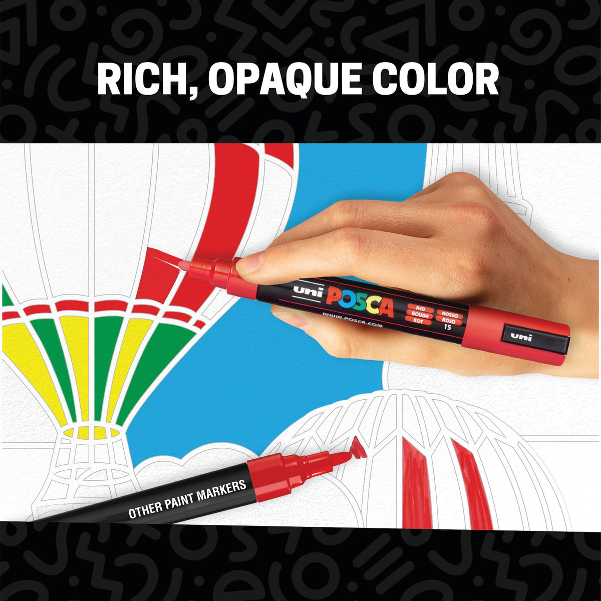Acrylic Paint Markers 62 Set with Case for Kids and Adults Coloring Includes 350 1MR 1M 3M 5M 7M 8K 17K