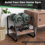 Adjustable dumbbell set 4 in 1 with connector 92 lbs 47 lbs dumbbells barbells kettlebells push up stands