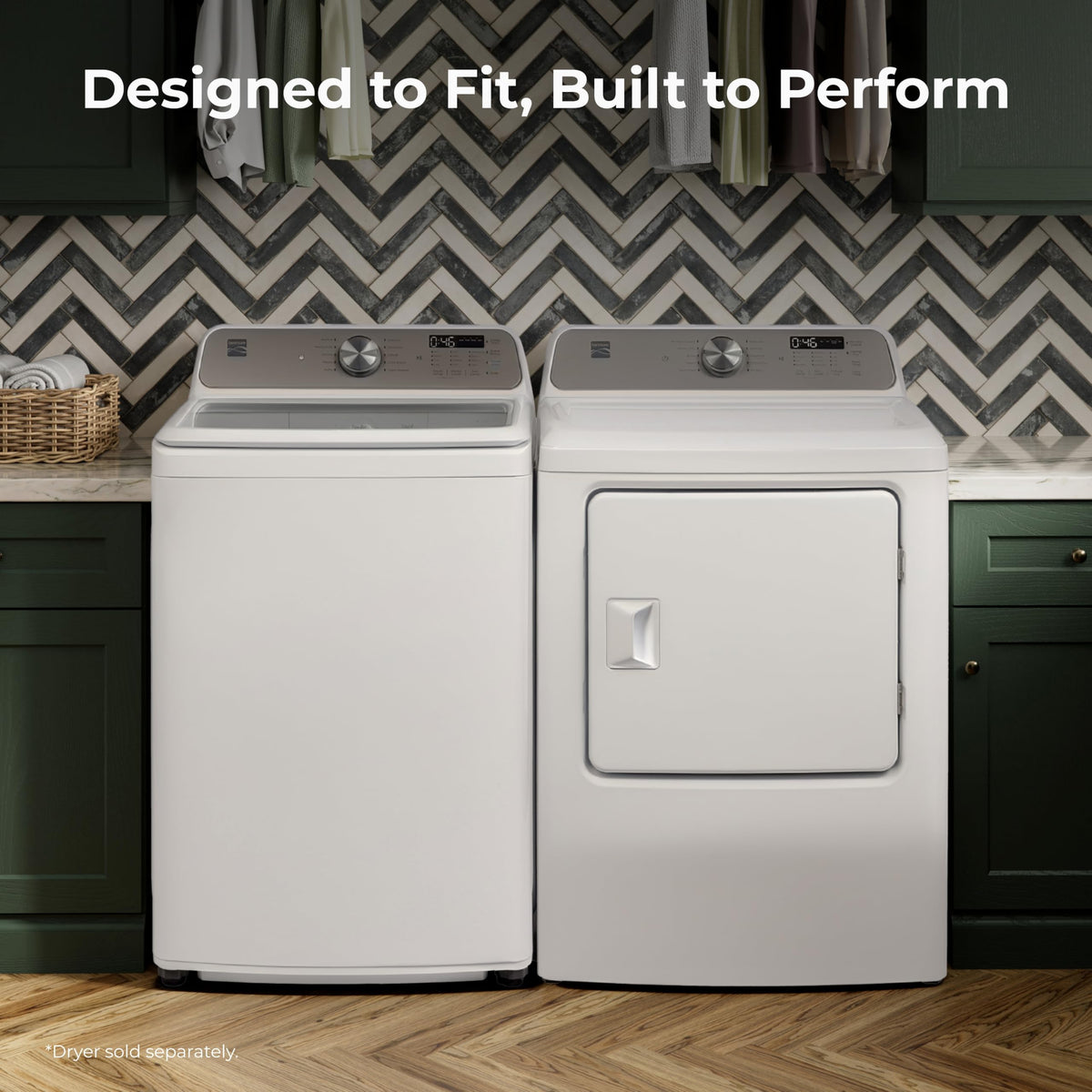 Top Load Washing Machine, 4.1 Cu Ft, Triple Action Agitator