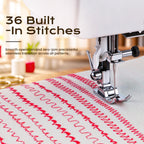 996P Mechanical Sewing Machine with 36 Built in Stitches for Beginners Household Daily Sewing