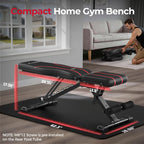 Adjustable Weight Bench 750 lb ASTM Tested Foldable Workout Bench for Home Gym Strength Training