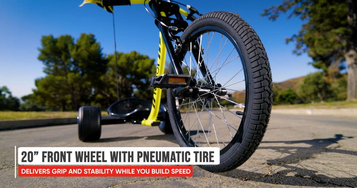 DXT Drift Trike Drifting Tricycle for Teens and Adults High Performance Outdoor Stunt Fun Ride