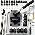 Ring Bender Tool Kit for Metal up to 3mm Steel Nylon Dies Mandrel Ring Sizer Spoon Ring Maker Heavy Duty Tool