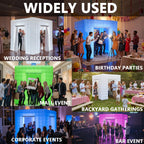 Inflatable 360 Photo Booth 8.2x8.2ft Portable Photobooth Tent 16 Colors LED Dimmable Backdrop for Events