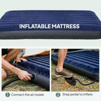 2 Person Cot Tent 4 in 1 Elevated Bed Combo with Air Mattress Portable Camping Outdoor Sleeping Solution