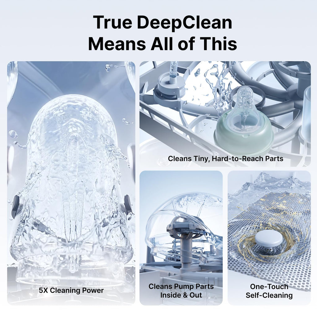 DeepClean D8 Bottle Washer Sterilizer and Dryer Precision Cleaning Machine