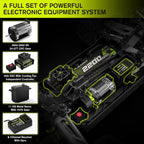 1/10 Scale Brushless RC Car 50+ MPH 4WD Waterproof Carbon Fiber Off Road Monster Truck All Terrain