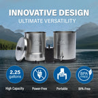 Pro Stainless Steel Water Filtration System with 200 Gallon Capacity for Clean Drinking Water