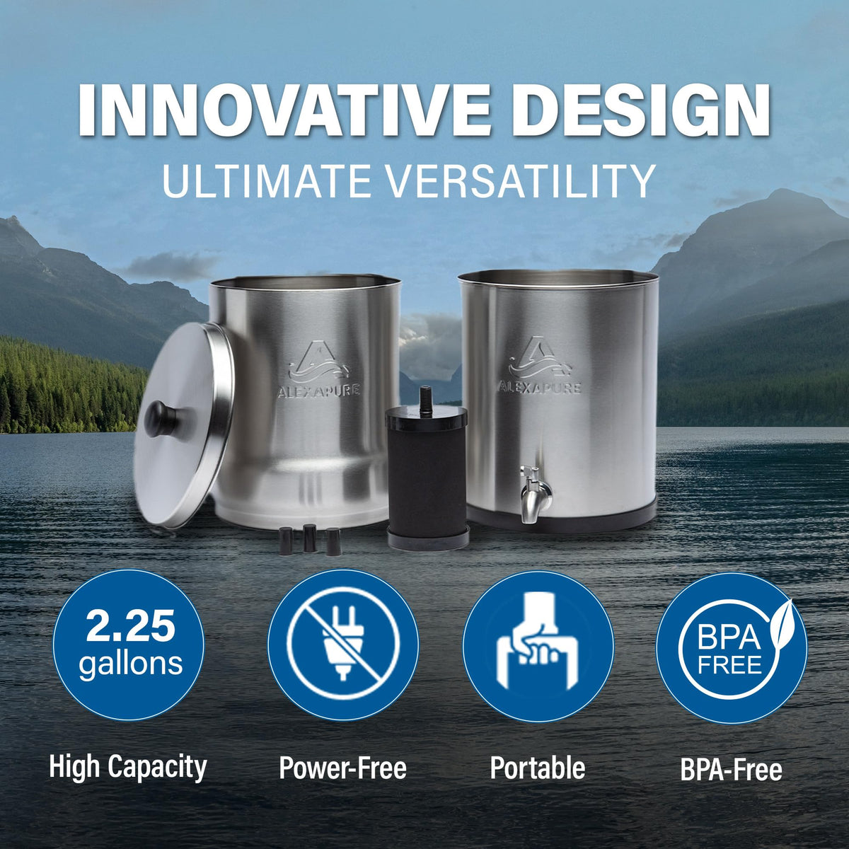 Pro Stainless Steel Water Filtration System with 200 Gallon Capacity for Clean Drinking Water