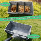 Plastic Chicken Nesting Boxes for Coop Poultry Hens Egg Laying Durable Easy Clean Farm Use