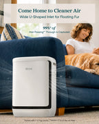 Smart pet air purifier for home pets large room Vital Pet Pro white air cleaner with odor control