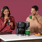 Single Serve and Carafe Coffee Maker for Hot and Iced Drinks, 72 Oz Reservoir