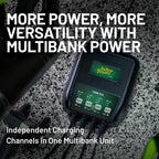 Plus 4 Bank Smart 12V Battery Charger Maintainer 5A 1.25A Per Bank AGM Lithium LiFePO4 022-0148-DL-WH