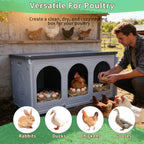 Plastic Chicken Nesting Boxes for Coop Poultry Hens Egg Laying Durable Easy Clean Farm Use