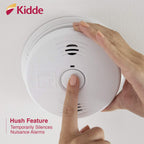 Smoke and CO Detector Alarm Voice Warning Hardwired 10 Year Lithium Battery Backup Interconnectable i12010SCO