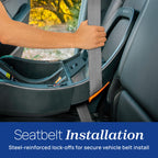 KeyFit Max Rear Facing Infant Car Seat Base with Adjustable Recline and Easy Latch Installation