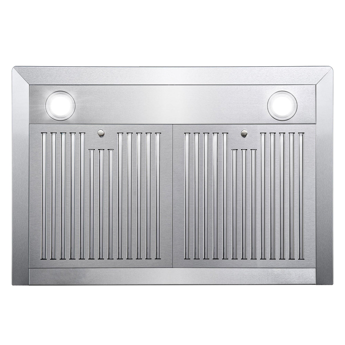 30 in 380 CFM ducted wall mount range hood LED stainless steel kitchen exhaust vent fan for home