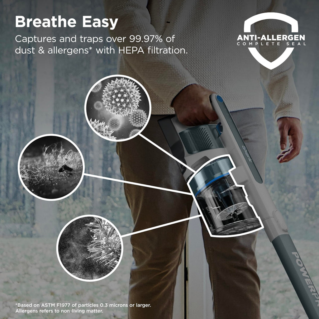 Cordless Stick Vacuum Cleaner with HEPA Filter, Lightweight, IZ377H
