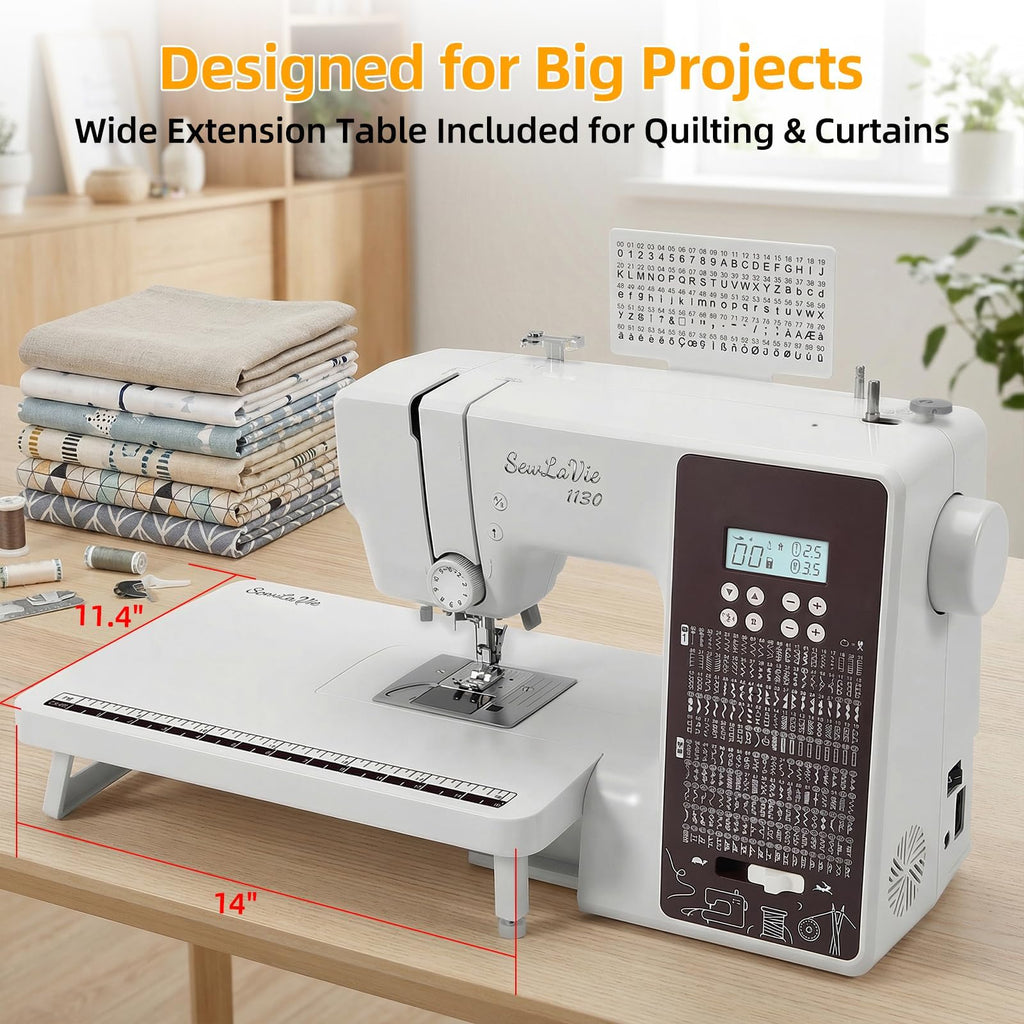 Computerized Sewing and Quilting Machine Model 1130 with 300 Built In Stitches for Home DIY Projects