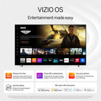 40 inch Full HD 1080p Smart TV DTS Virtual X Alexa Compatible Bluetooth Headphones VFD40M-08 New