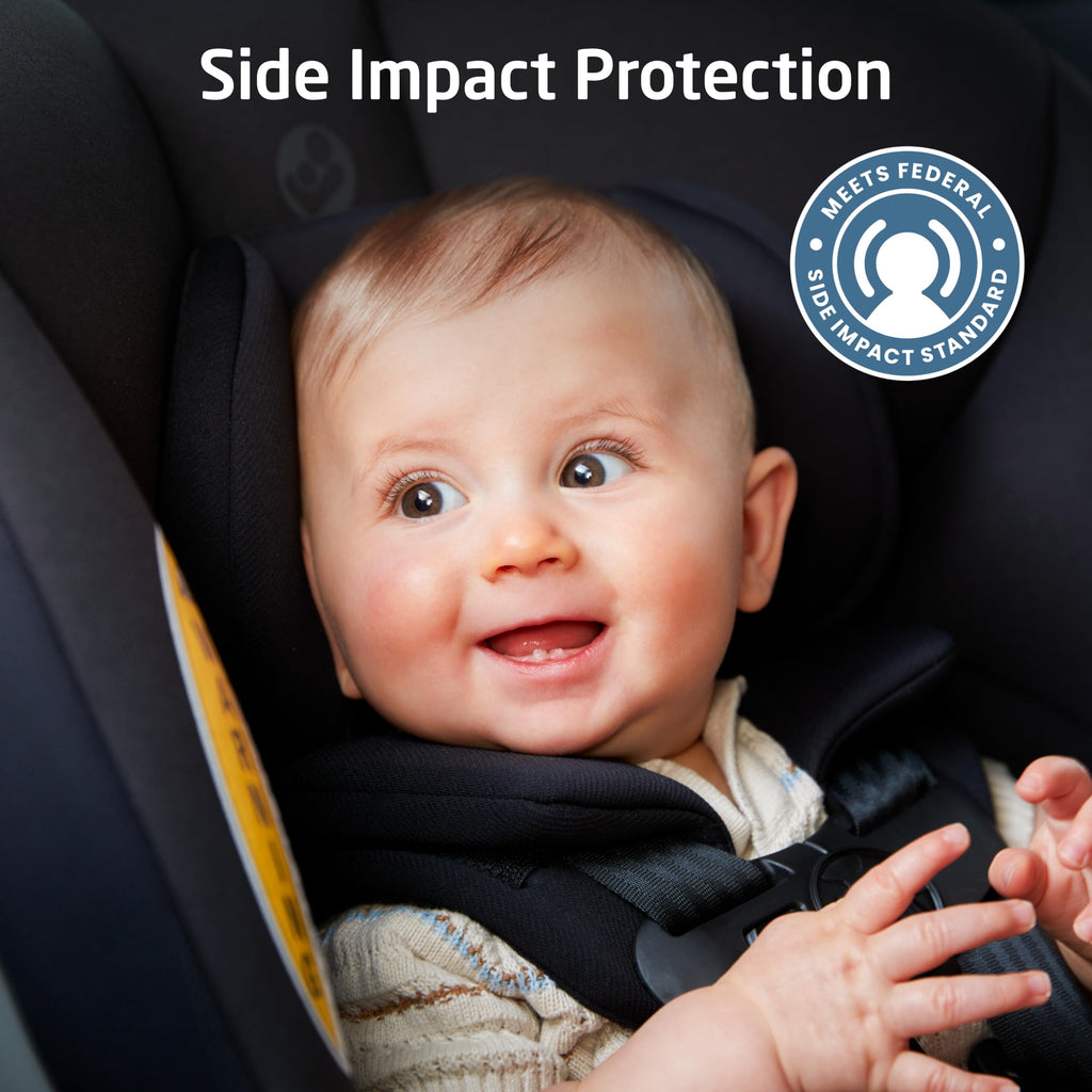 Romi 2 in 1 Convertible Car Seat Rear Fwd Facing 5 to 40 30 to 50 lbs Lightweight Latch Washable Sea Shadow