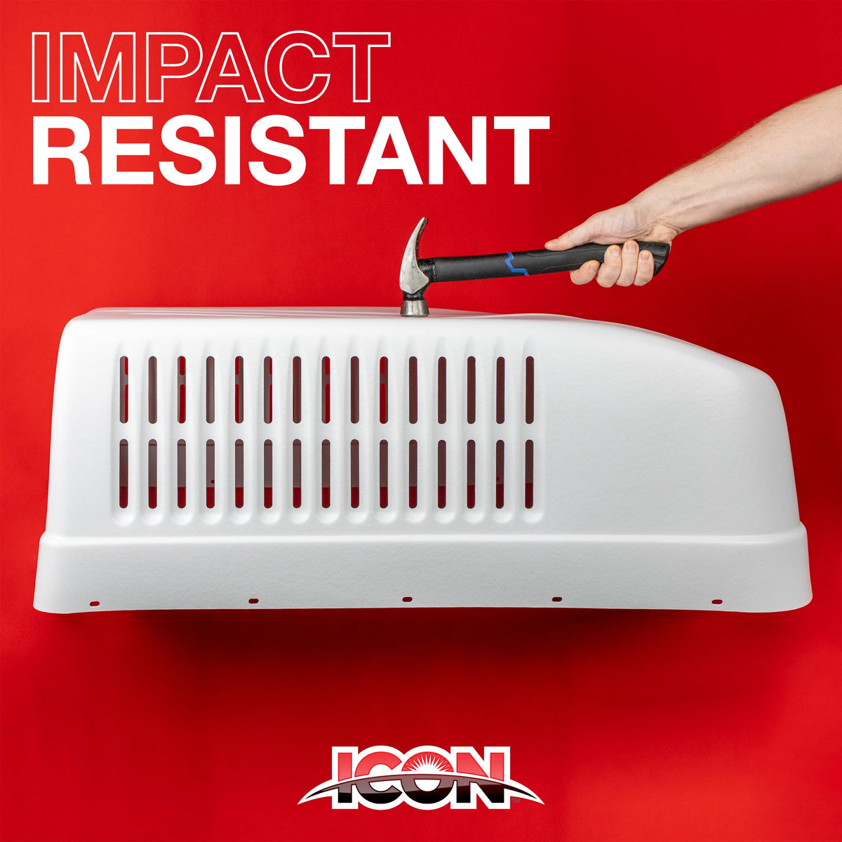 Aftermarket AC Shroud Replacement for Brisk Air Duo Therm White RV Air Conditioner Cover Unit