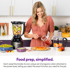 Triple Prep System 1500W 3 in 1 Kitchen Blender Food Processor High Speed Countertop Combo NBKS50100