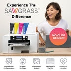 SG500 Sublimation Printer with 31 mL Inks and Paper Bundle Complete Starter Kit for High Quality Printing