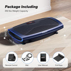 CV60 4D Vibration Plate Exercise Machine with 120 Speeds and 3 Presets for Whole Body Home Fitness Workout