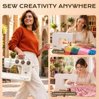 996P Mechanical Sewing Machine with 36 Built in Stitches for Beginners Household Daily Sewing
