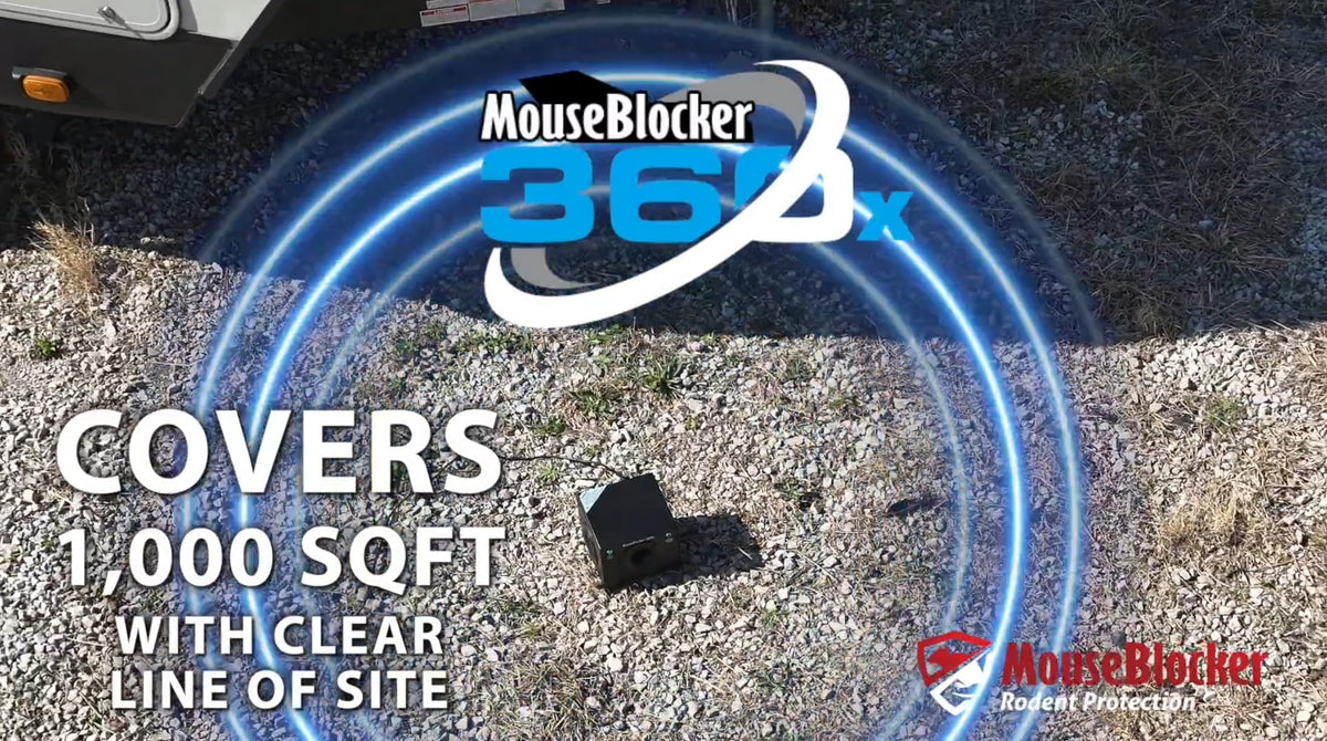 360x Outdoor Rodent Deterrent for RVs Carports and Outdoor Spaces Effective Pest Control Solution