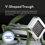 Commercial Grade French Fry Cutter Heavy Duty Potato Slicer for Kitchen and Restaurant Use