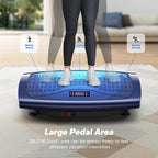 CV60 4D Vibration Plate Exercise Machine with 120 Speeds and 3 Presets for Whole Body Home Fitness Workout