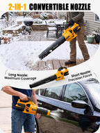 800 CFM Cordless Leaf Blower Compatible with 20V MAX Battery Powerful Lightweight for Yard Garden Driveway