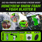 14 Piece Car Wash Kit with Foam Blaster 6 Foam Gun Wash Mitt Towels Cleaning Accessories Set