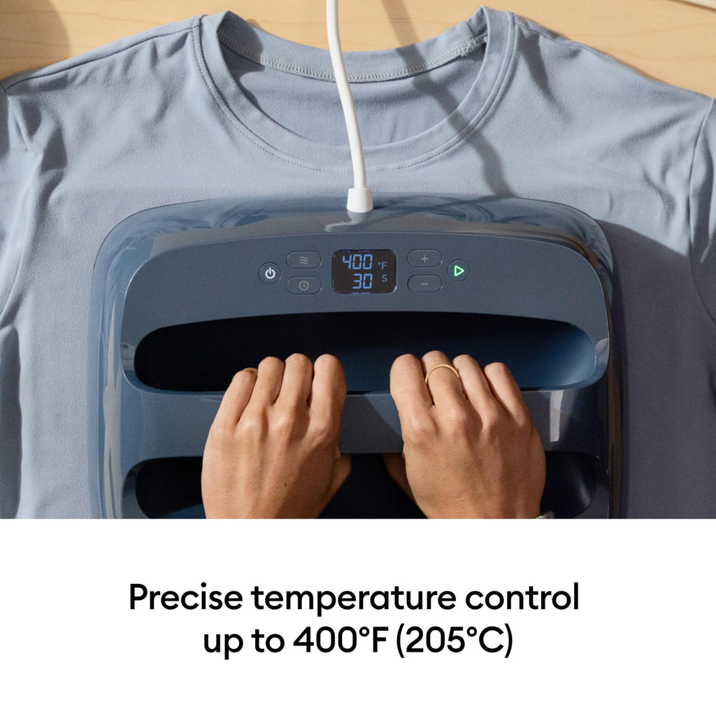 EasyPress SE Blue 12 x 10 Heat Press with EasyPress Mat 12 x 12 for DIY T Shirts and Crafts