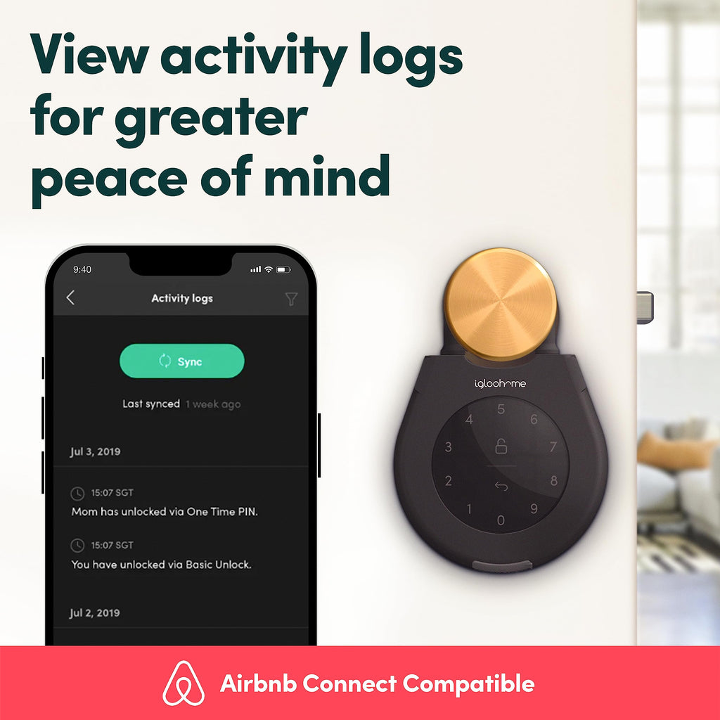Keybox 3 smart lock box key safe Airbnb sync iOS Android remotely generate Bluetooth keys PIN codes offline